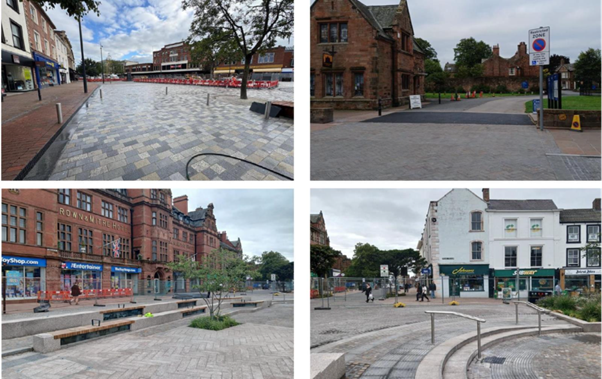 Market Square and Green Market in Carlisle