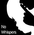 no whisper logo