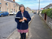 Canvasser Susan Dockeray out in Workington
