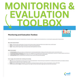 Monitoring and Evaluation Toolbox