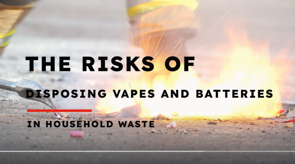 Risks of disposing of vapes
