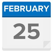 FEB 25