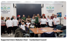 Supported Internship makaton choir