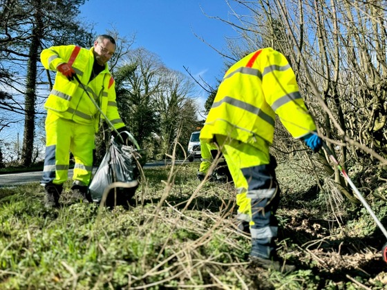 Spring Clean Success: Over 90 miles of verges cleared in annual litter pick
