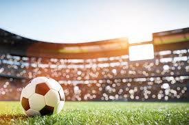 football in stadium