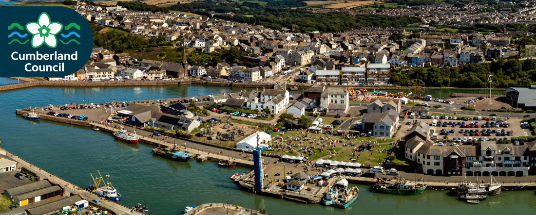 Taste Cumbria Maryport Banner