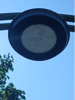 Vandalised Light