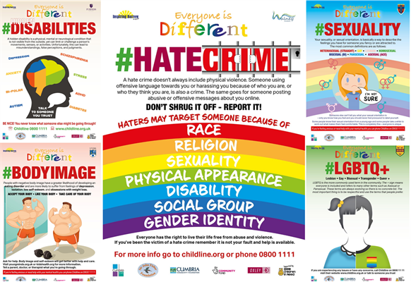 Hate crime week posters