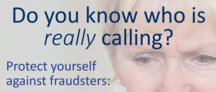 be aware of cold callers