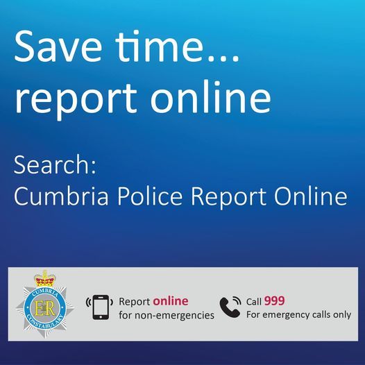 Save time, report online