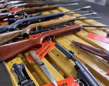 Over 160 weapons handed in during surrenders