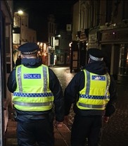 Officers out in Ulverston