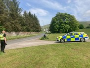 Police Van and Police Officer