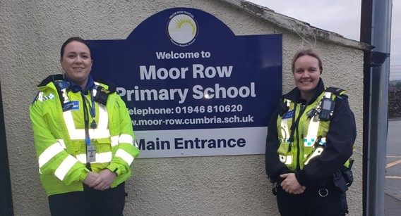 School visit Moor Row