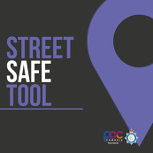 Street Safe logo in purple, new crest