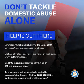 Don't tackle Domestic Abuse alone