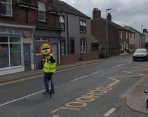 School crossing Aspatria