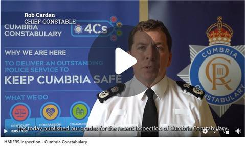 Video of Chief Constable Rob Carden