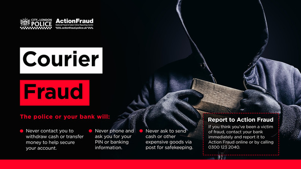 Courier fraud for May