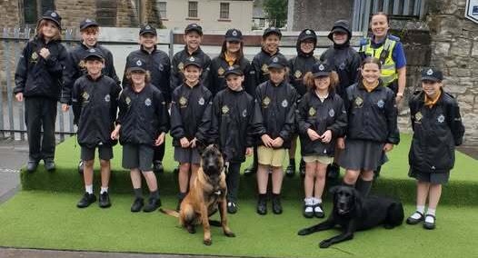 Fairfield School dog unit visit