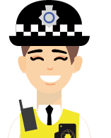 graphic of an officer