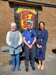 PCSO Pete Nichol and Shirly Murphy