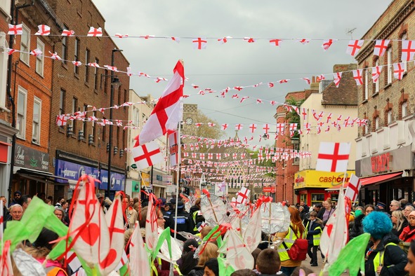 St George's Day in Dartford High Street