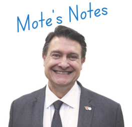 Mote's Notes. Pictured: Cllr David Mote