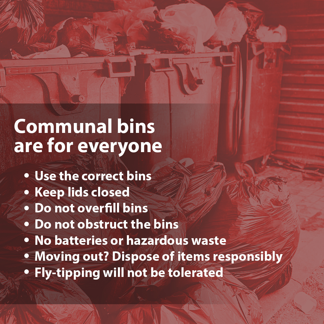 Communal bins are for everyone