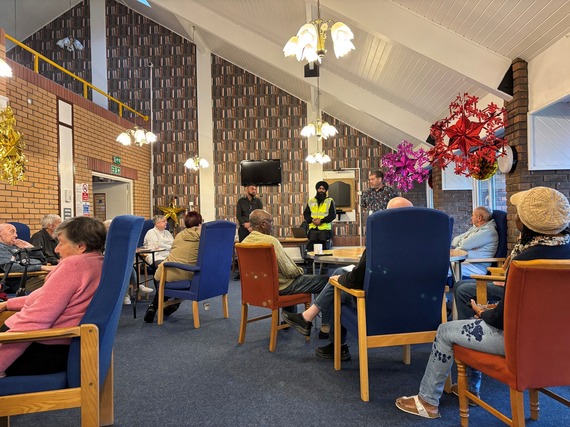 Sureserve's coffee morning in Thatcher Court