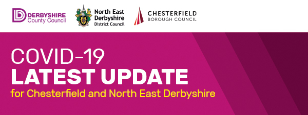 Covid update - NE Derbyshire and Chesterfield - header