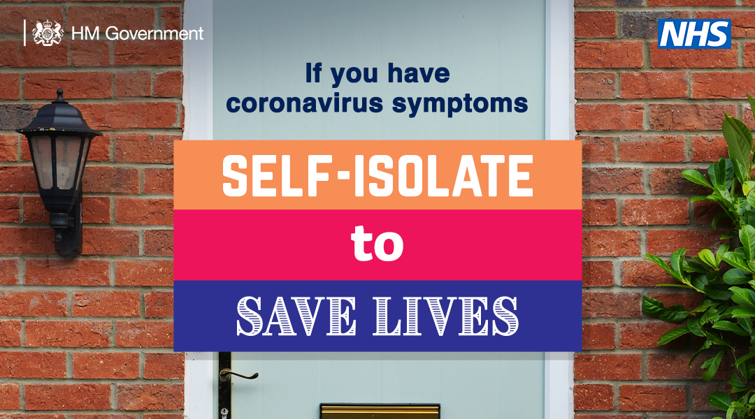 Self-isolate to save lives 