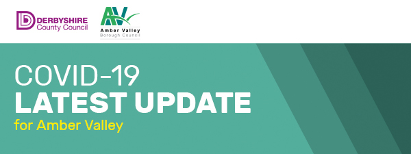 Covid update banner - Amber Valley