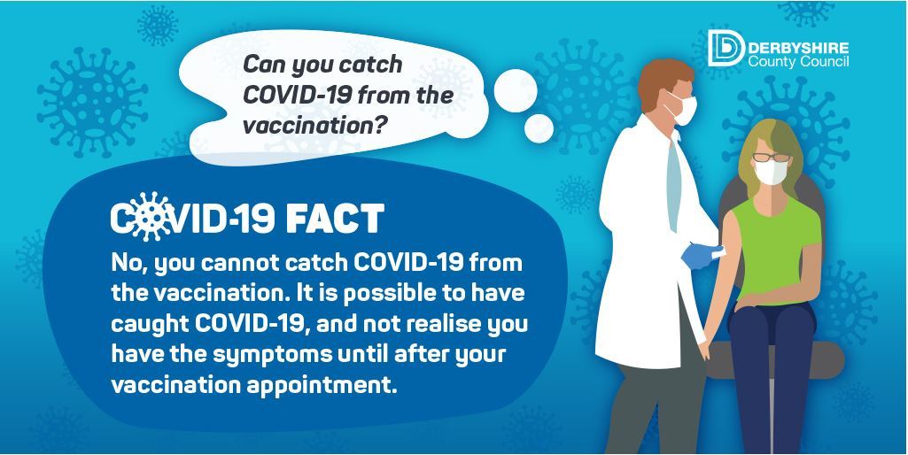 can't catch covid from vaccination image