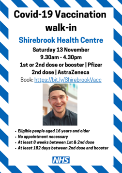 shirebrook walk-in vax