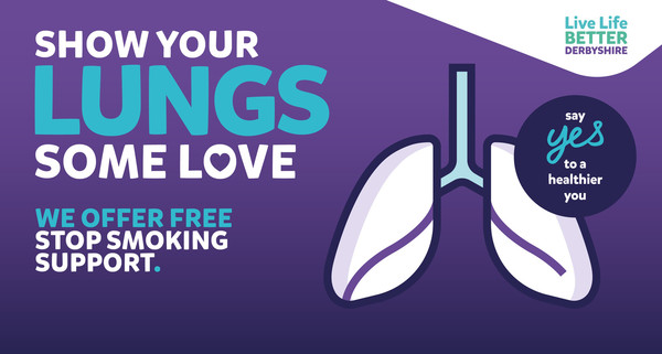 icon of lungs for stop smoking support 