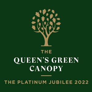 Queen's green canopy logo