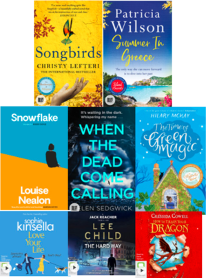 Book covers July newsletter