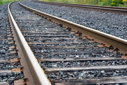 train tracks rail railway
