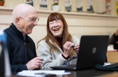 couple with laptop sensory tech