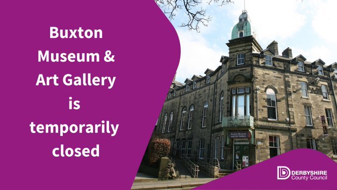Buxton Museum is temporarily closed graphic