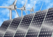 renewable energy solar panel wind turbine