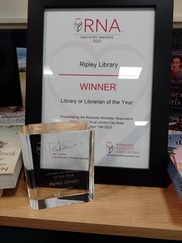 Ripley library romantic novelists' association library of the year