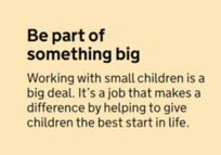 DFE EY & Childcare Campaign - Do something big