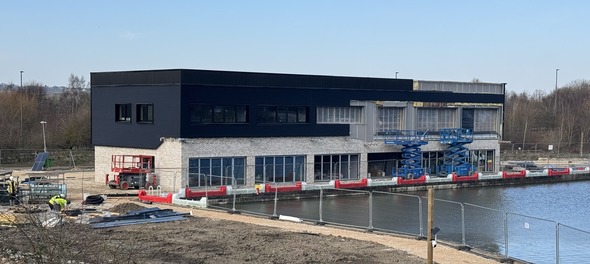 The Moorings under construction