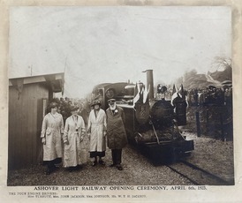 Ashover Light Railway opening ceremony