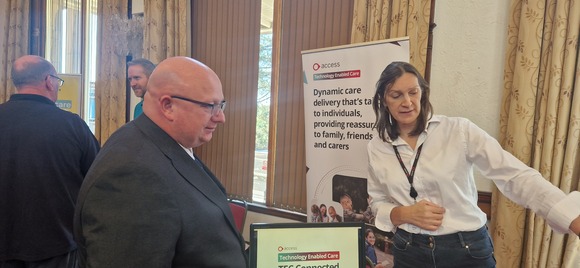 TEC technology enable care week County Hall Councillor Joss Barnes