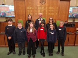 schools visit County Hall Nov 2025