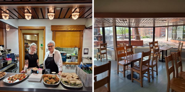 Nook & Scran cafe at Chesterfield Library