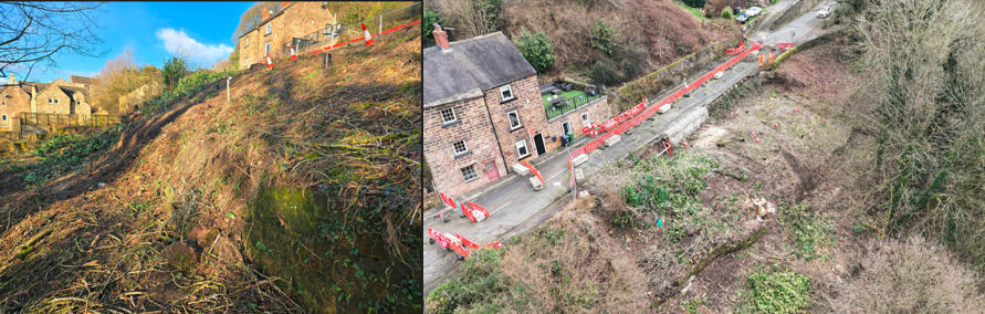Leashaw Holloway landslip